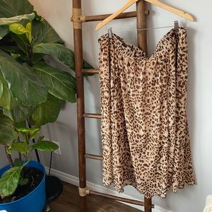 Nwt vintage plus size midi skirt